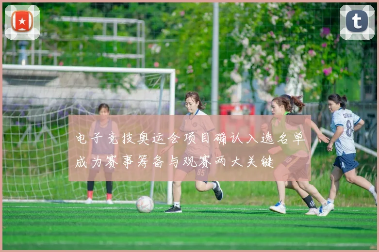 电子竞技奥运会项目确认入选名单成为赛事筹备与观赛两大关键